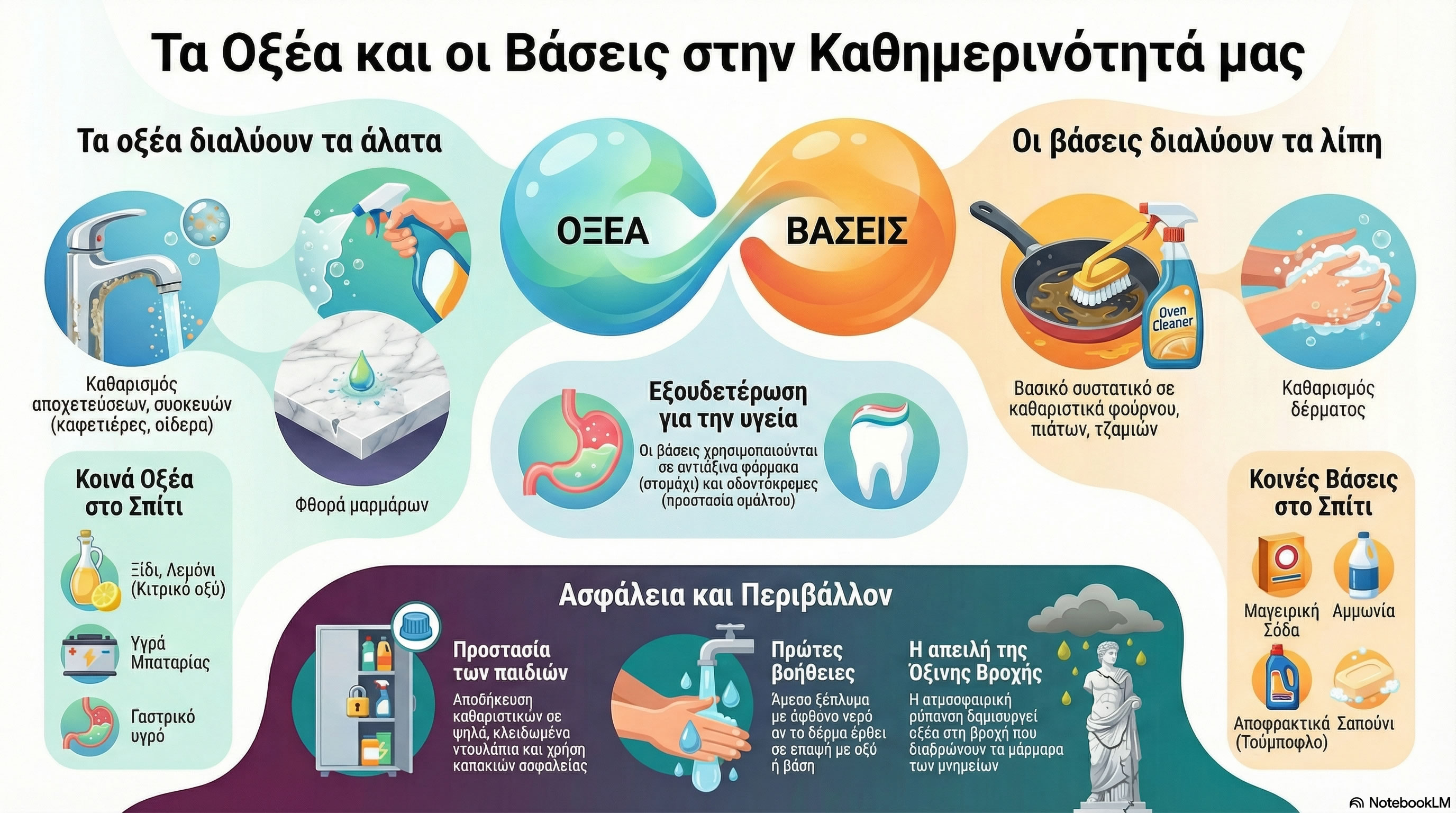 07.03 Τα οξέα και οι βάσεις στην καθημερινή μας ζωή