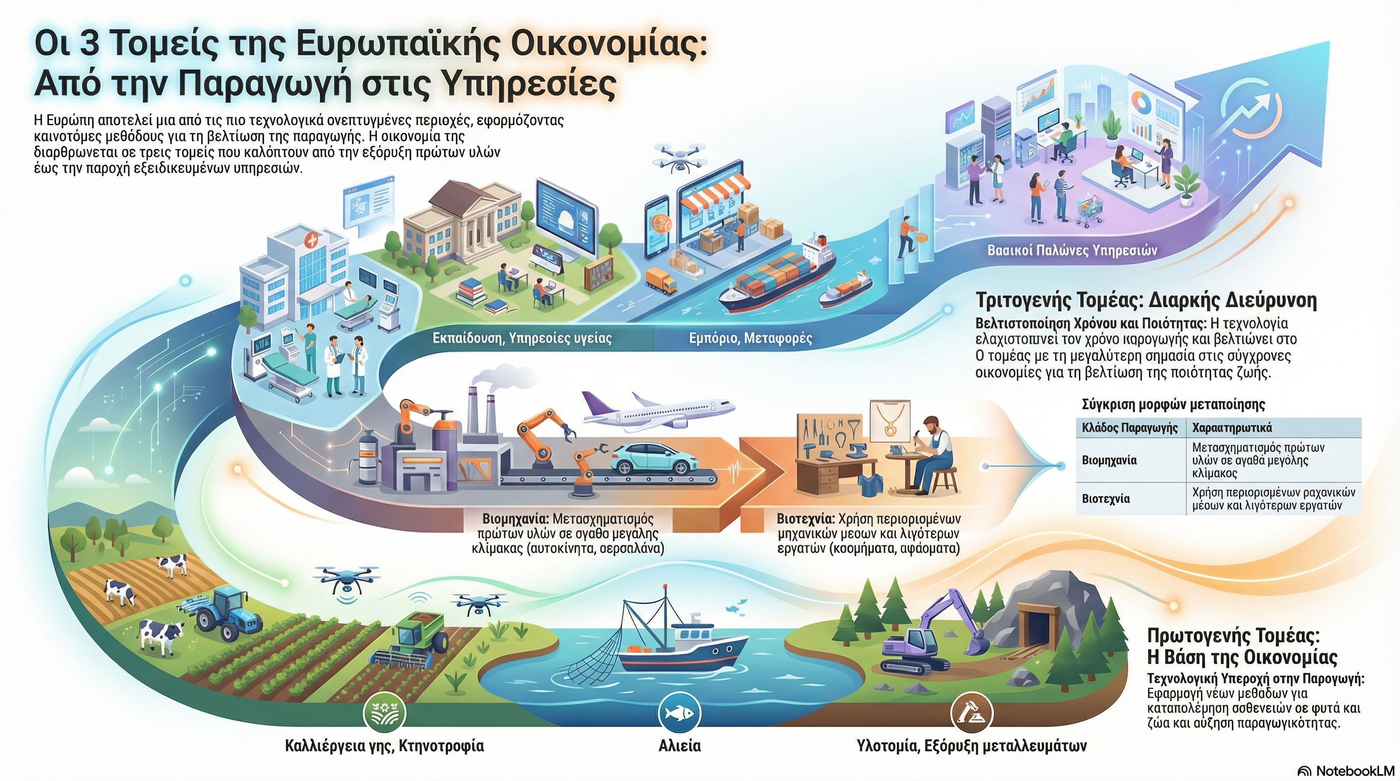 32. Τομείς παραγωγής αγαθών και παροχής υπηρεσιών