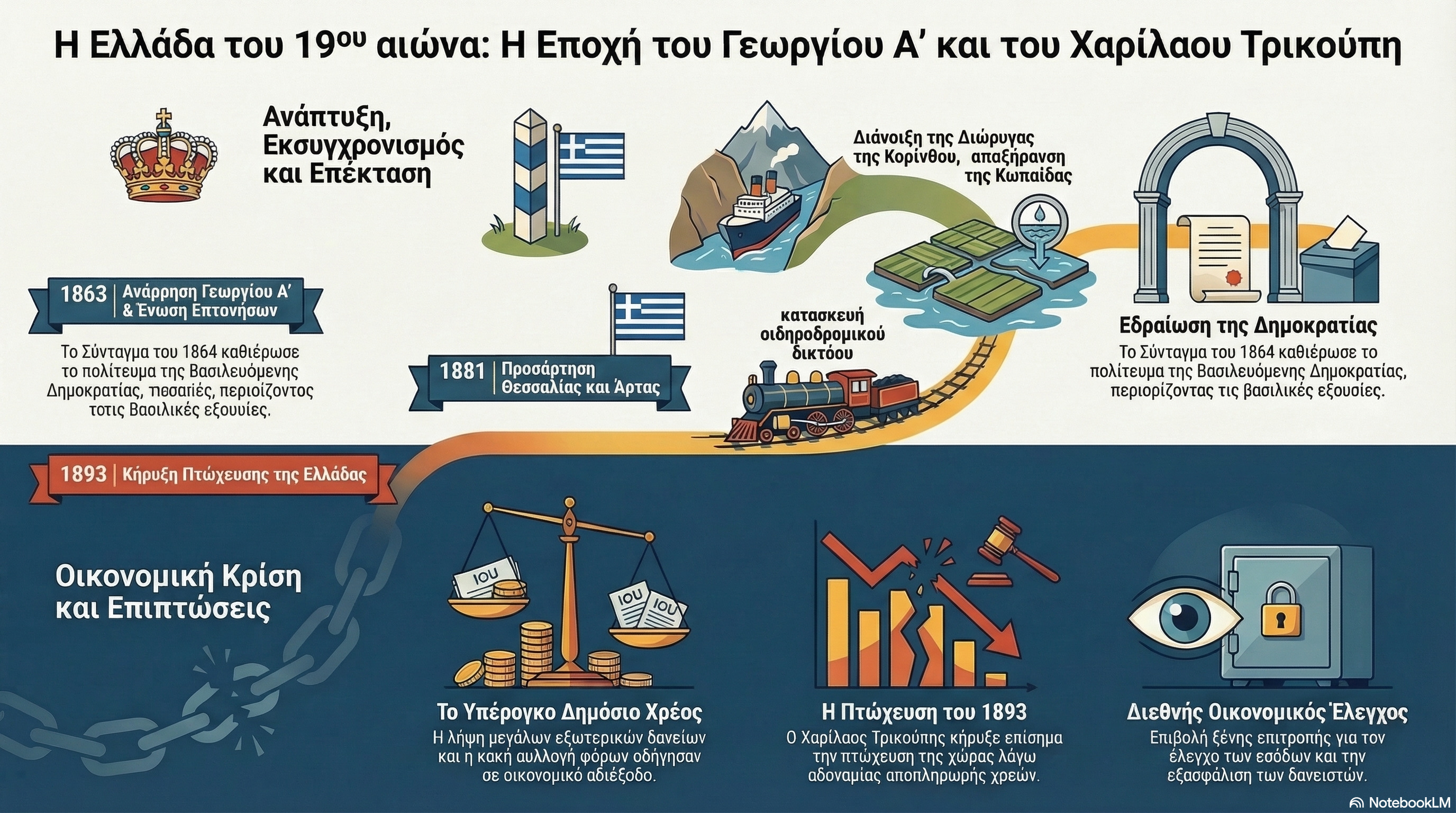 04.02 Η βασιλεία του Γεωργίου Α' ο Χαρίλαος Τρικούπης