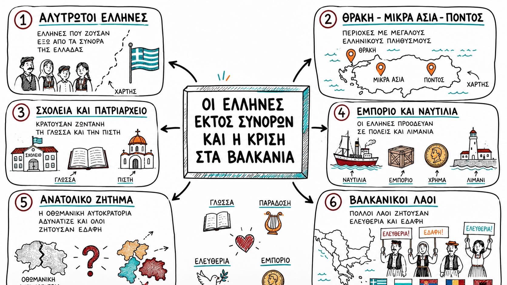 04.05 Η Θράκη, η Μικρά Ασία και ο Πόντος Η κρίση στα Βαλκάνια