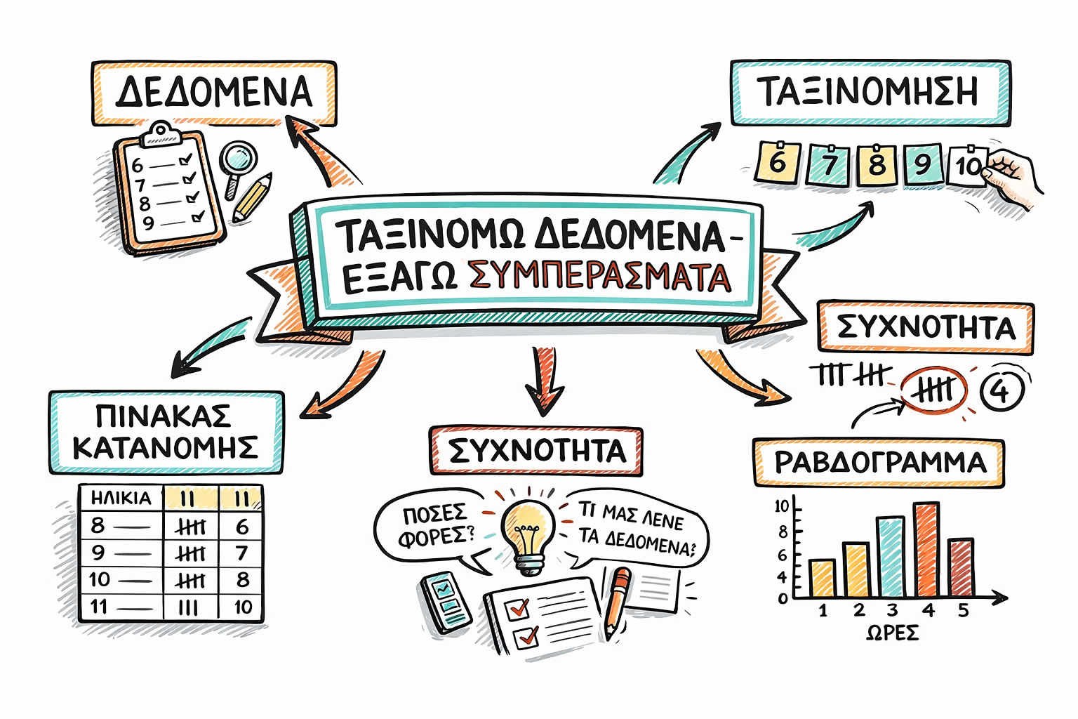 04.46 Ταξινομώ δεδομένα Εξάγω συμπεράσματα