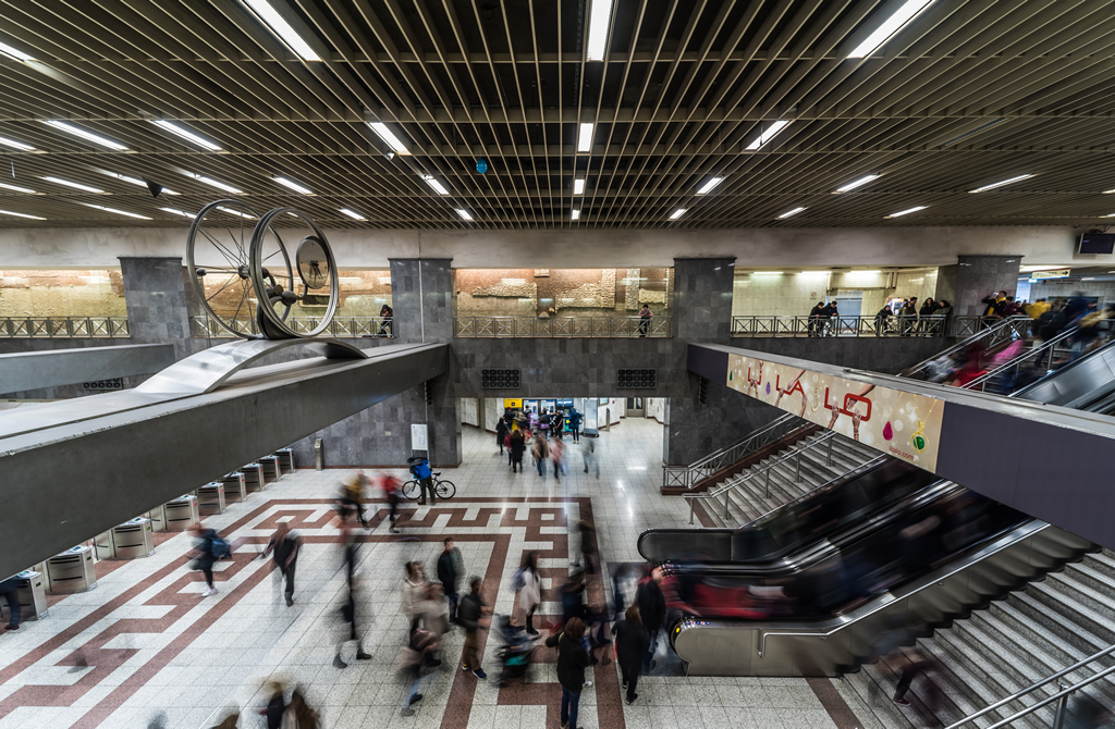 athens metro station
