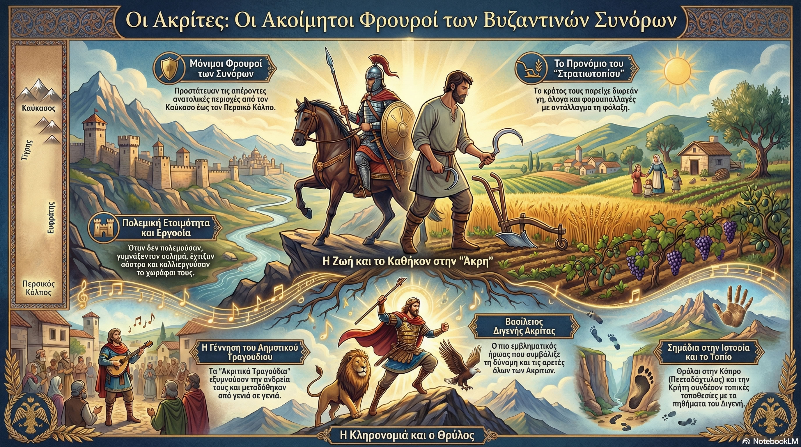 20. Η φύλαξη των ανατολικών συνόρων και οι Ακρίτες
