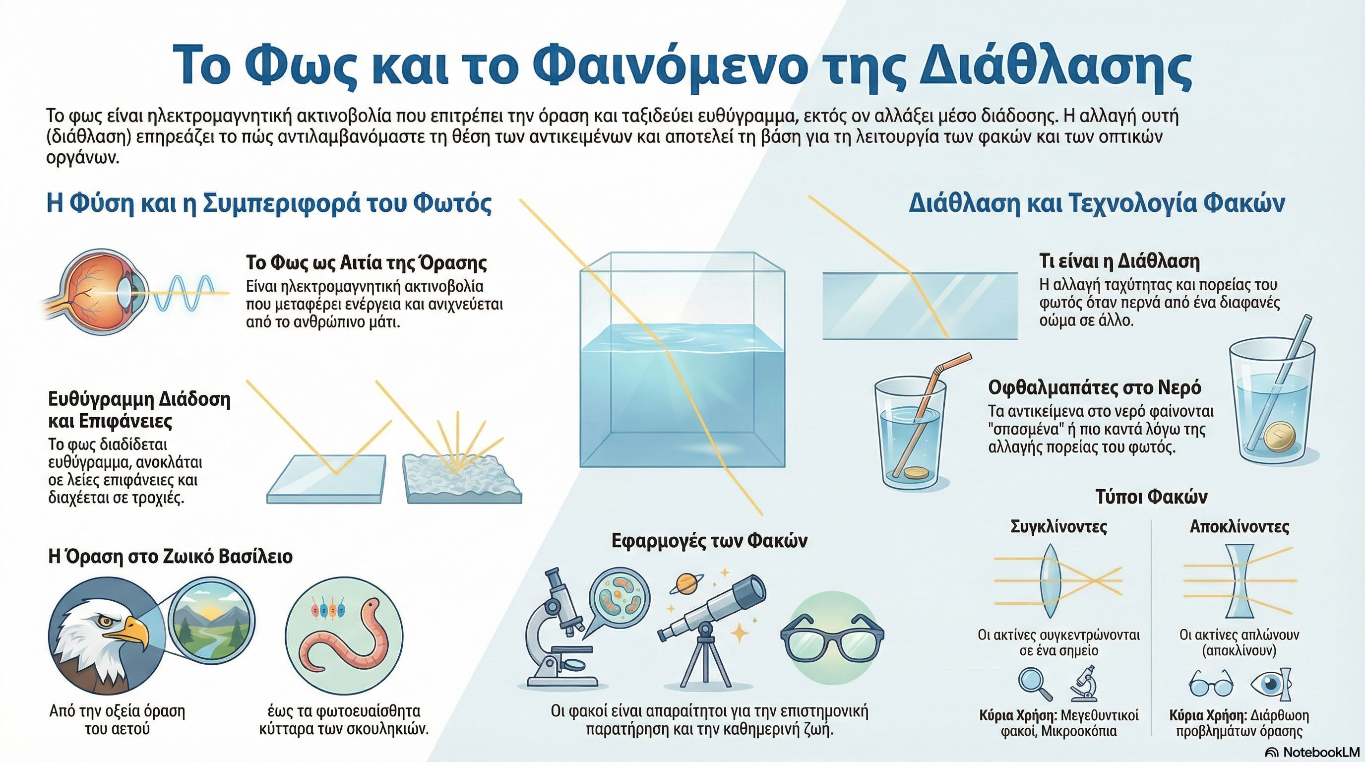 06.01 Φως   Η διάθλαση του φωτός