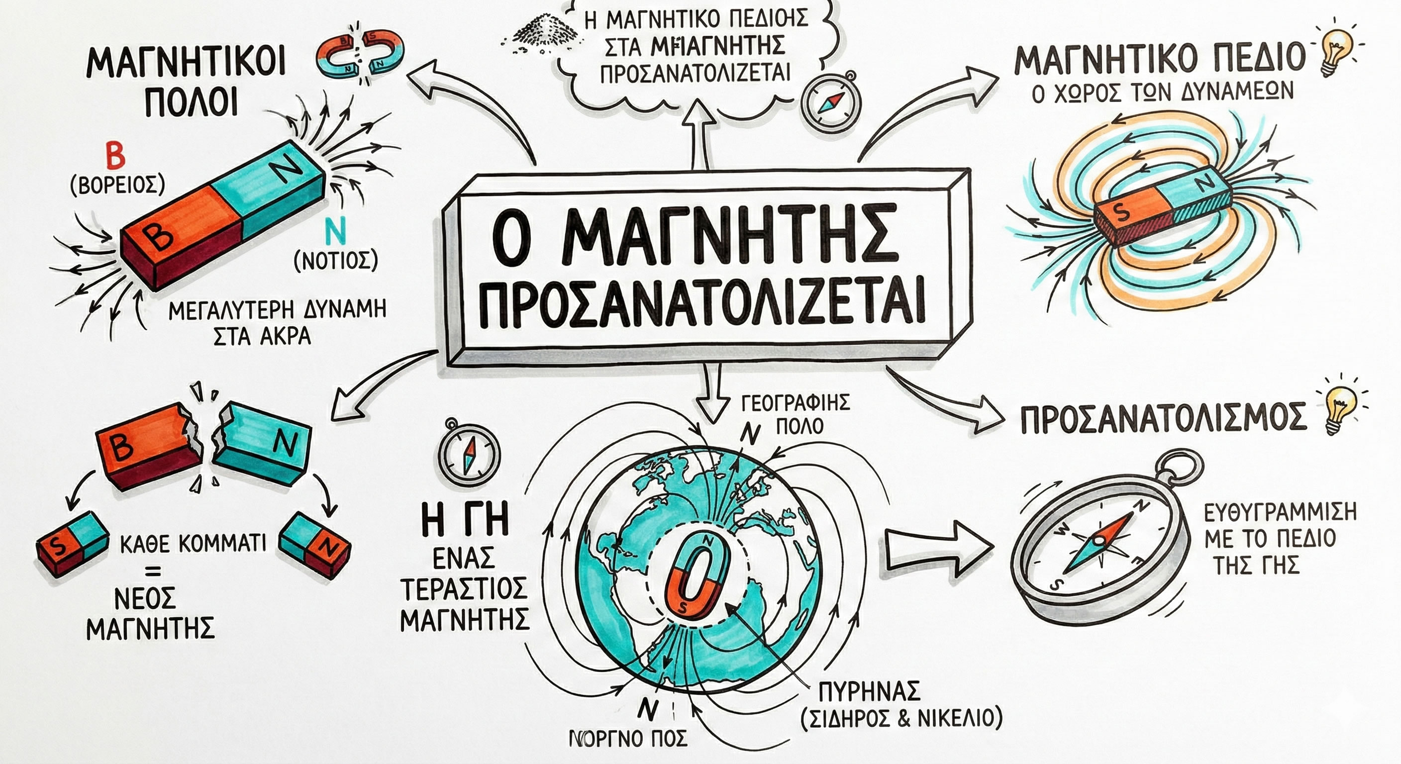 05.02 Ο μαγνήτης προσανατολίζεται