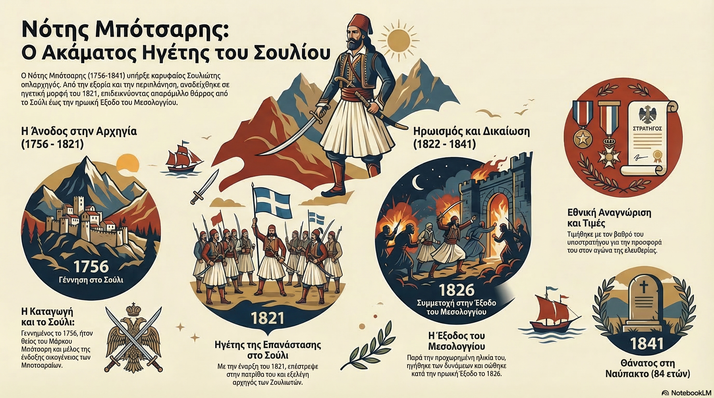 Νότης Μπότσαρης   NotebookLM