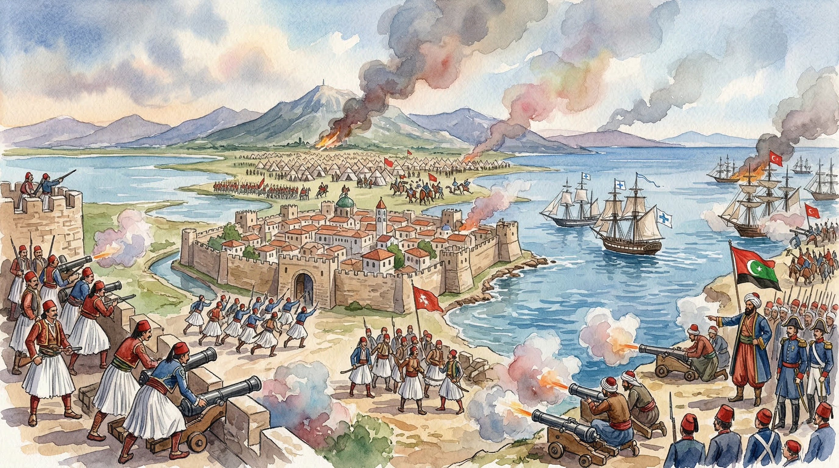 6. Η Δεύτερη Πολιορκία του Μεσολογγίου από τον Κιουταχή (2)