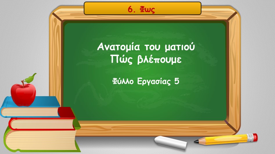 06 05 anatomia tou matiou pws vlepoume