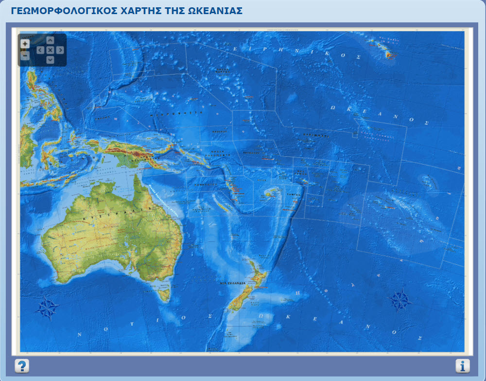 oceaania geomorfologikos