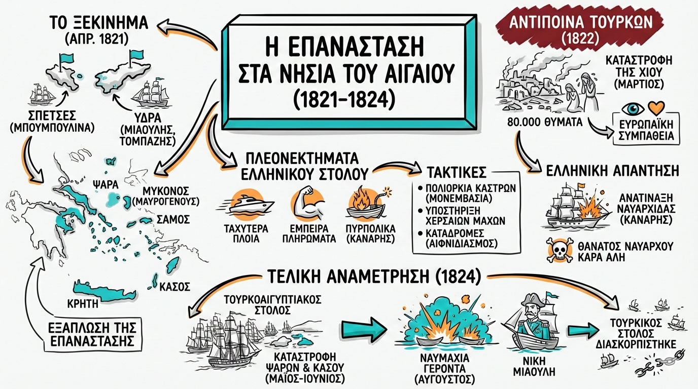 03.05 Η Επανάσταση στα Νησιά του Αιγαίου
